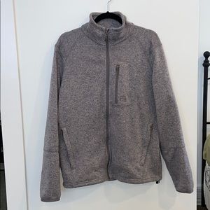 Men’s Gray Avalanche Zippered Jacket